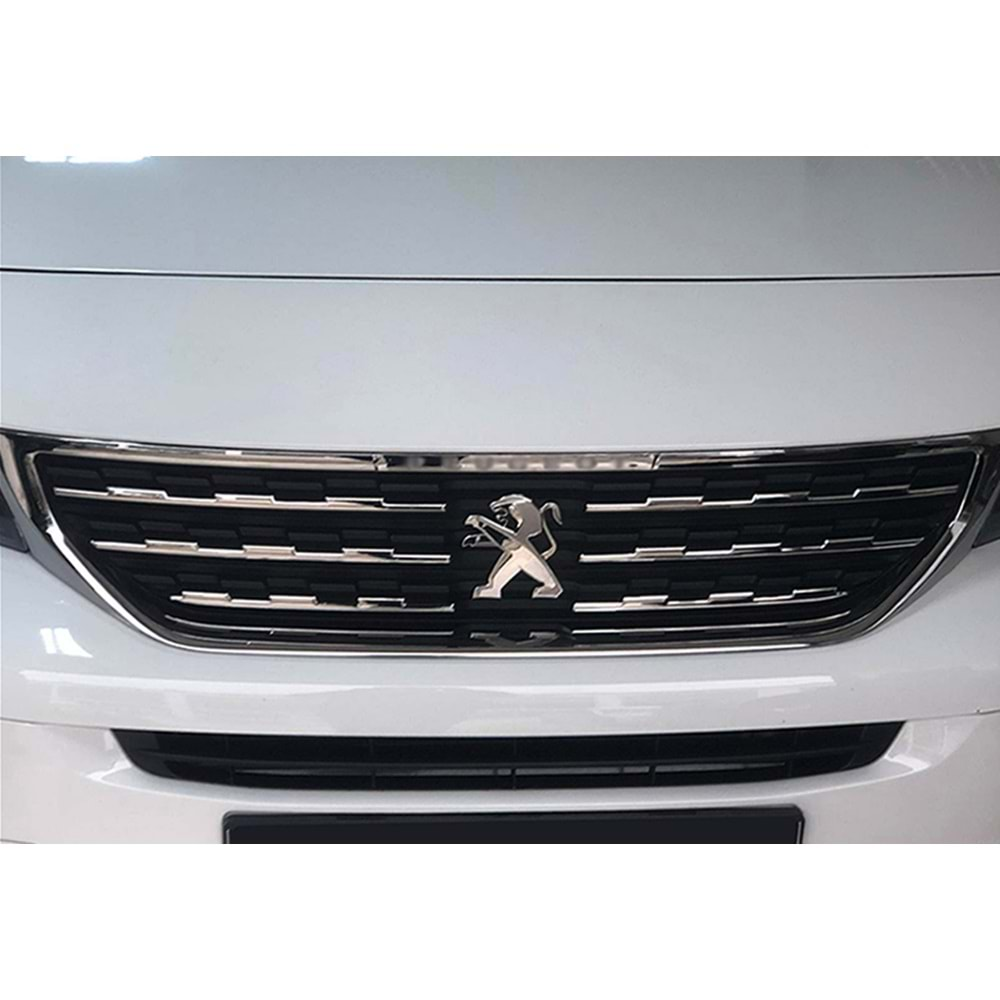 Peugeot Rifter 2019+ - Krom Pnjr. Çıtası Ön, Paslanmaz Çelik Set