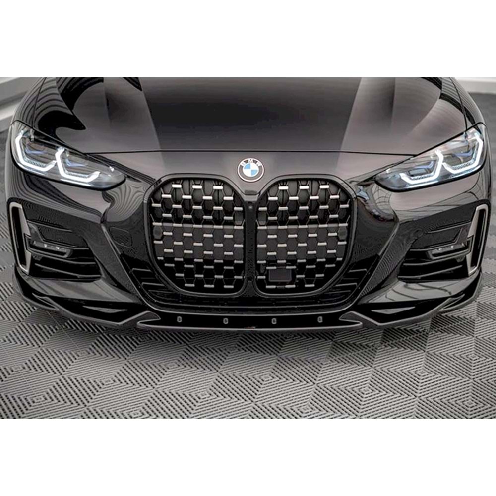 BMW G22 2020+ - Tampon Lip/Ön A Plus M440i M Pack V1 Stil, Piano Black Parlak Ürün Yüzeyi Vkm.