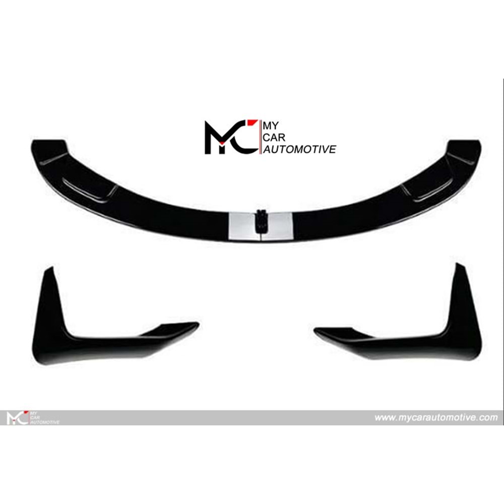 BMW F30 2012+ - Tampon Lipi/Ön, A Plus M3 Vorstainer V1 Stil, Chn. Yampon için, Piano Black Ürün Yüzey, Vakum, Set