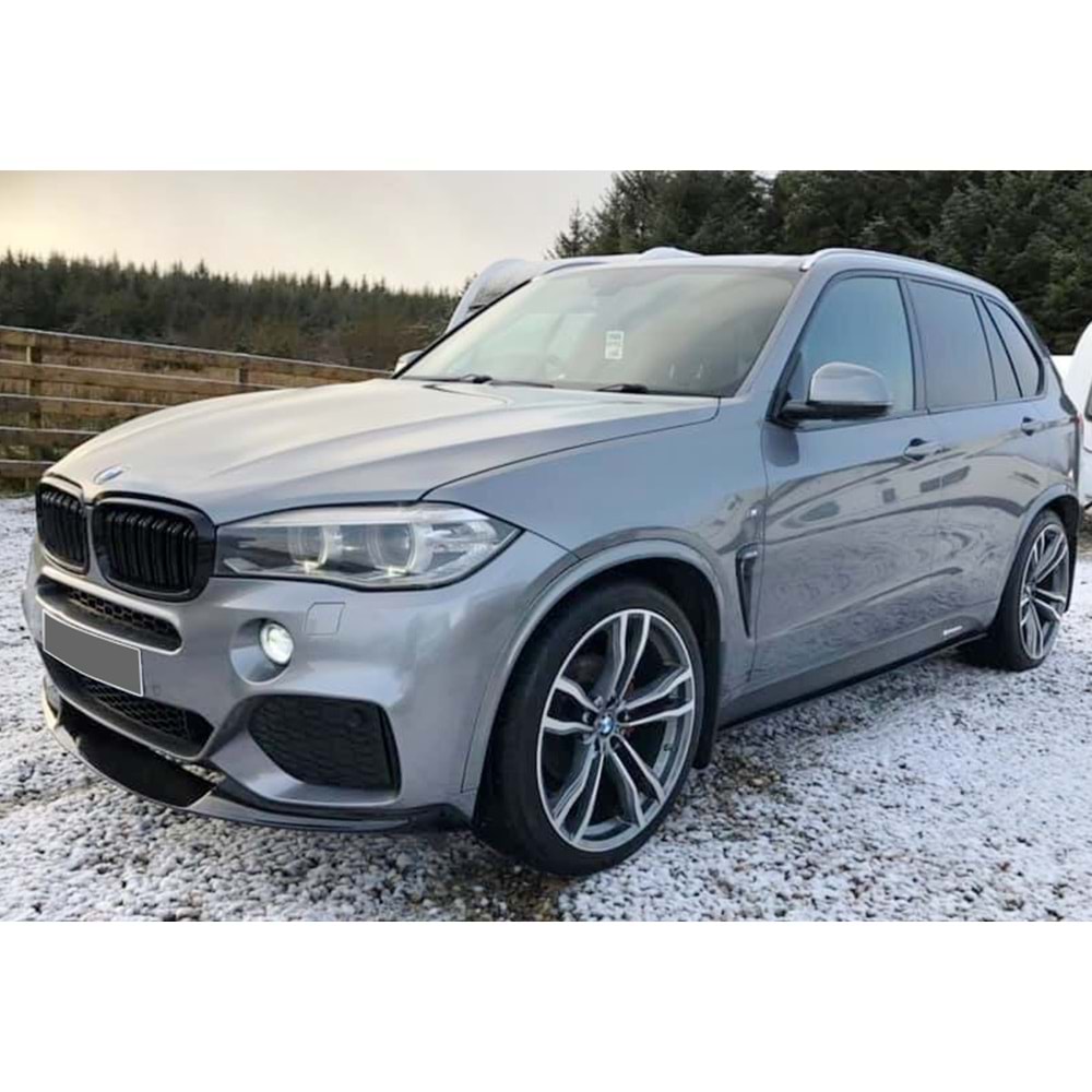 BMW F15 2013+ - Tampon Lipi/Ön, A Plus M Performance V1 Stil, M Spt. Tmpn. için, Piano Black Parlak Ürün Yüzeyi, Vakum