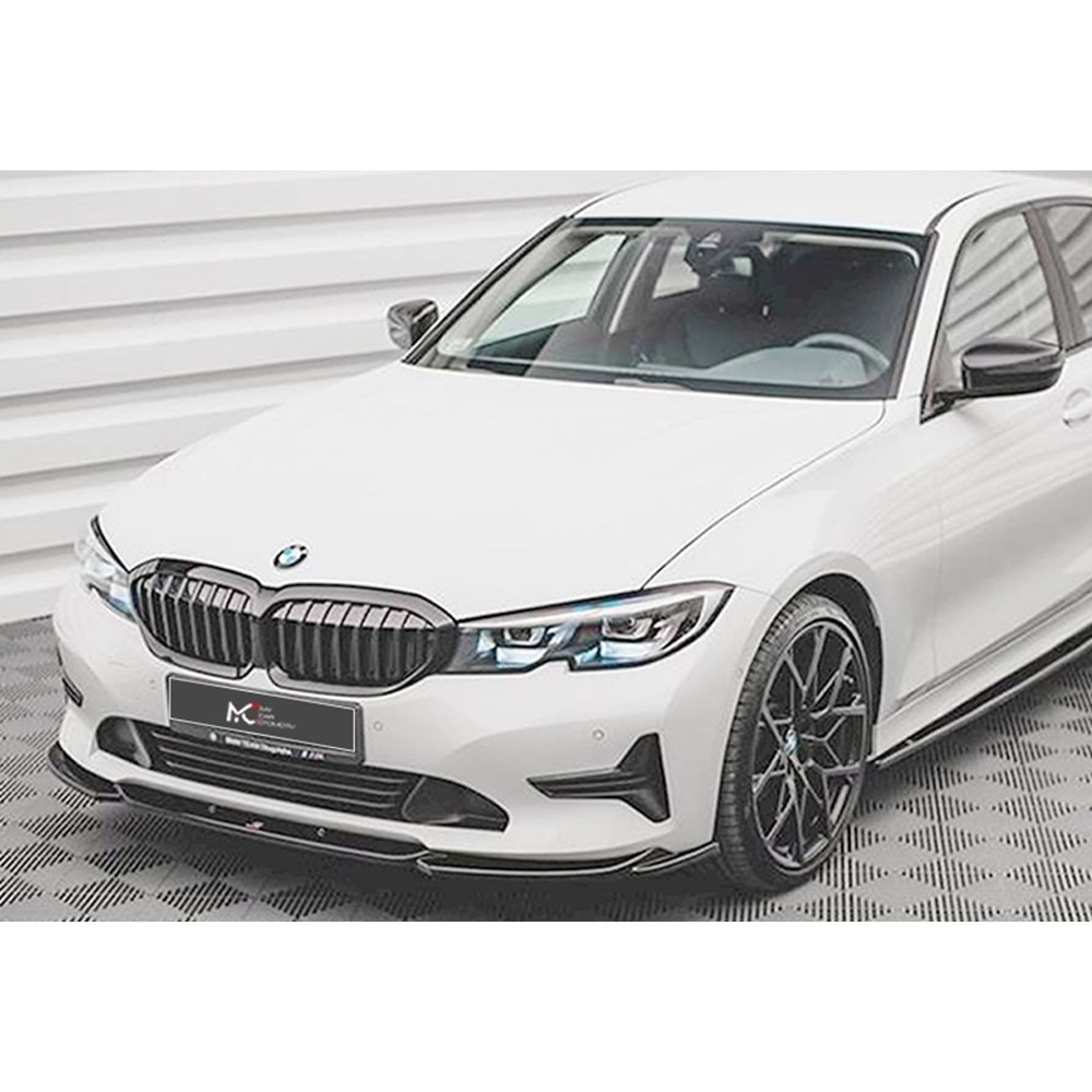 BMW G20 2019+ - Tampon Lipi/Ön, A Plus Standard Bumper V2 Stil, Piano Black Parlak Ürün Yüzeyi, Vakum