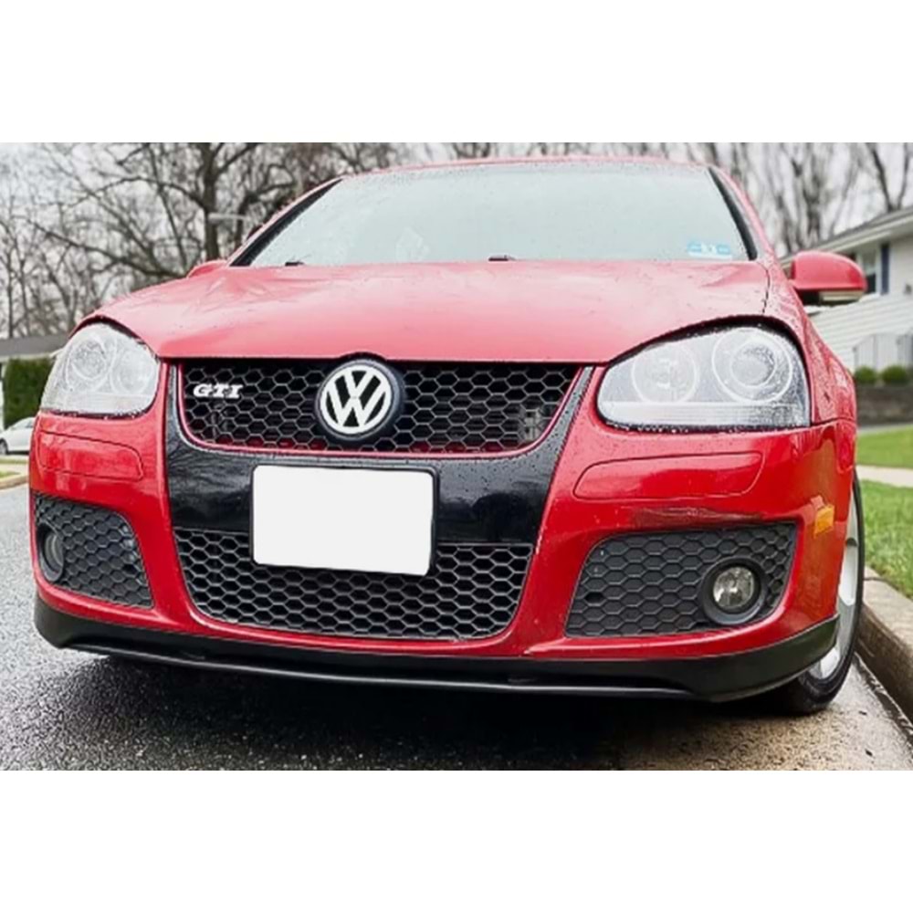 VW Golf Mk5 2003+ - Tampon Eki/Ön, A Plus Votex V1 Stil, GTI Tmpn., Piano Black Parlak Yüzey, Vakum