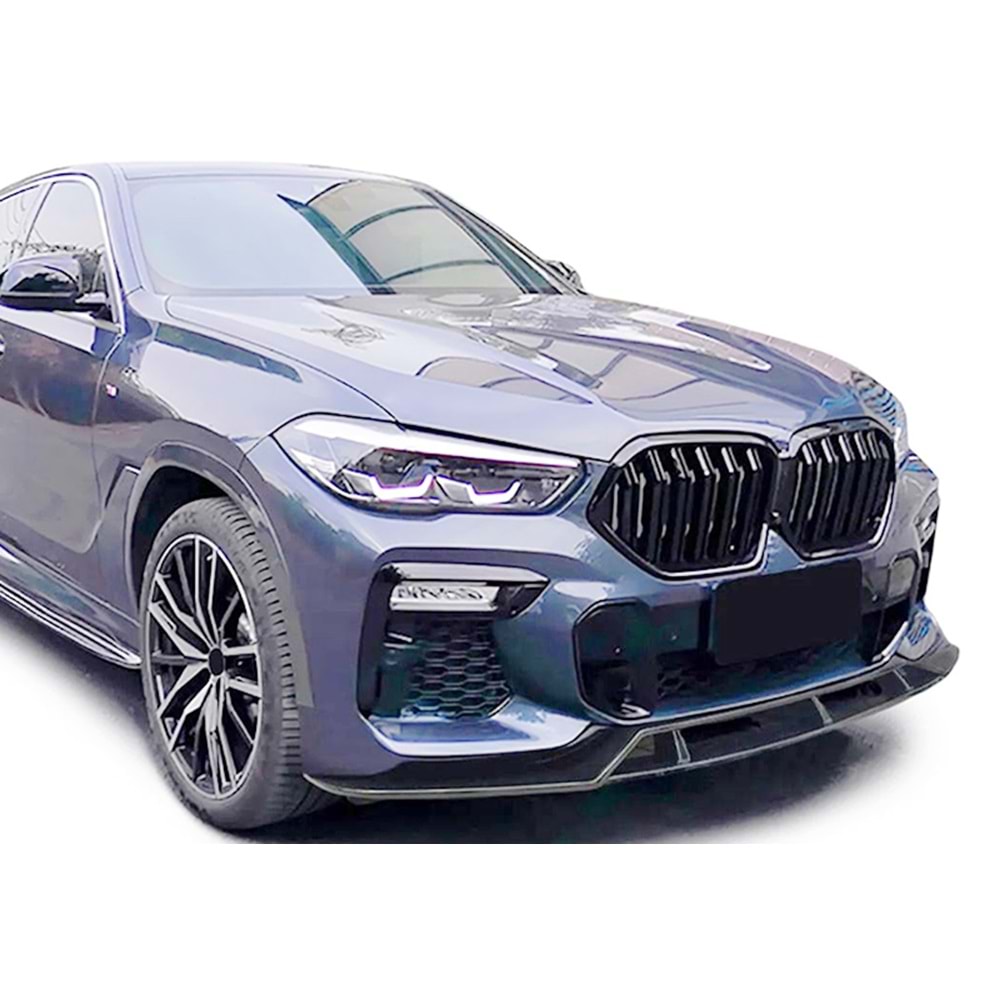 BMW G06 2020+ - Tampon Lipi/Ön, A Plus M Performance Stil, M Spt. Tmpn., Piano Black Parlak Ürün Yüzeyi, Vakum