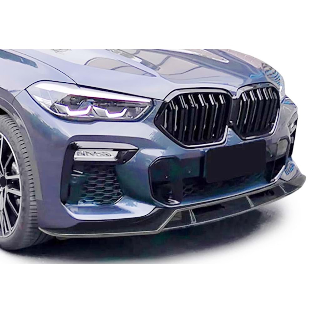 BMW G06 2020+ - Tampon Lipi/Ön, A Plus M Performance Stil, M Spt. Tmpn., Piano Black Parlak Ürün Yüzeyi, Vakum