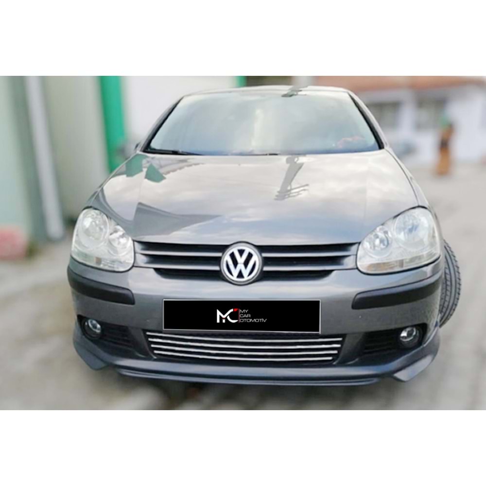 VW Golf Mk5 2003+ - Tampon Eki/Ön B Plus ABT V1 Stil, İşlem Yapılmamış Ham Ürün Yüzeyi, Vakum