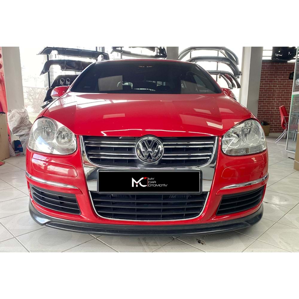 VW Golf Mk5 2003+ - Tampon Eki/Ön, Votex V1 Stil, GTI Tmpn. , İşlem Yapılmamış Ham Ürün Yüzeyi, Vakum