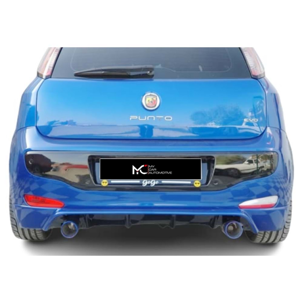 Fiat Grande Punto 2005+ - Tampon Eki/Arka, Rieger V1 Stil, İşlem Yapılmamış Ham Ürün Yüzeyi, Vakum