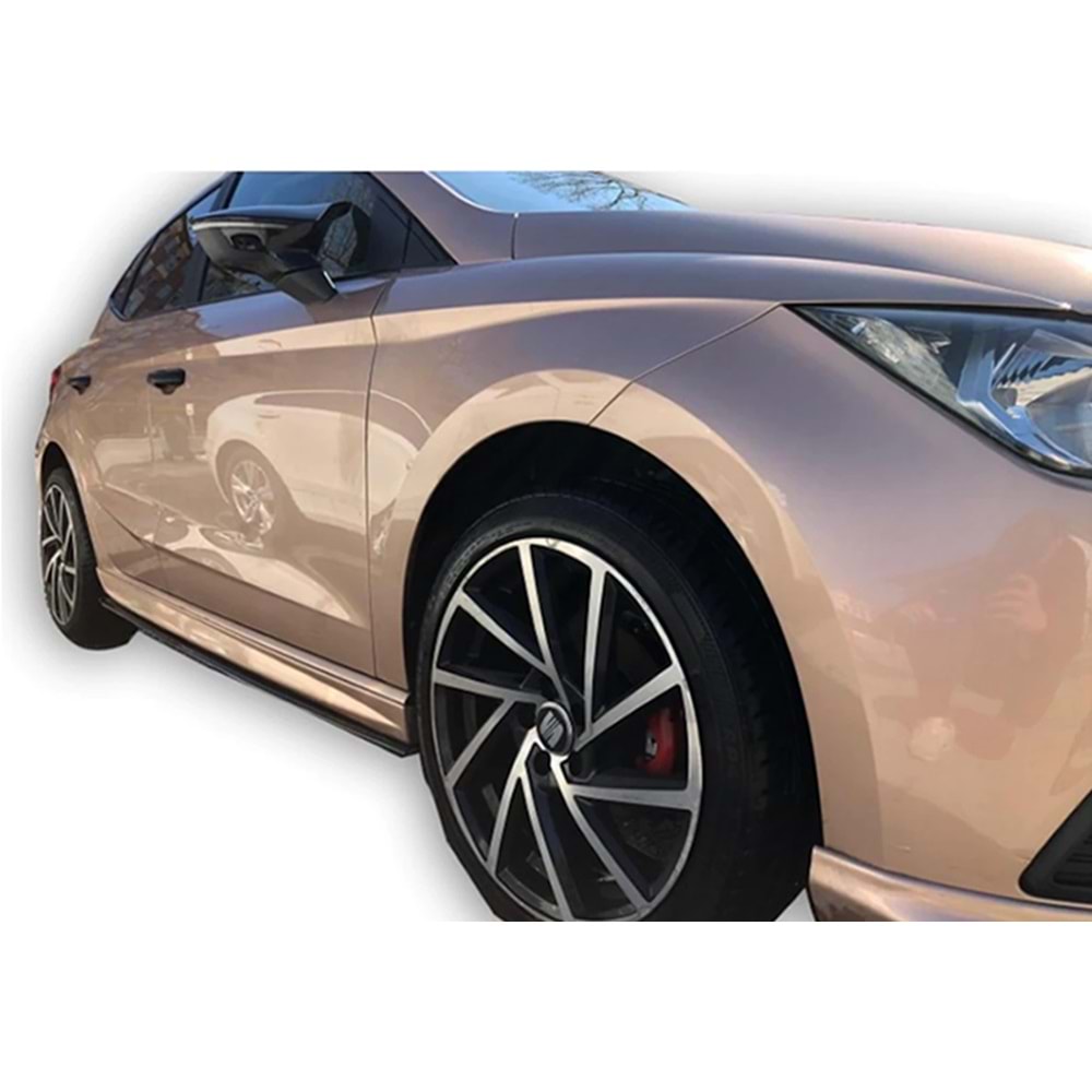Seat Ibiza Mk5 2017+ - Marşpiyel/Yan, C Std. Aero V1 Stil, İşlemYapılmamış Ham Ürün Yüzeyi, Vakum, Set