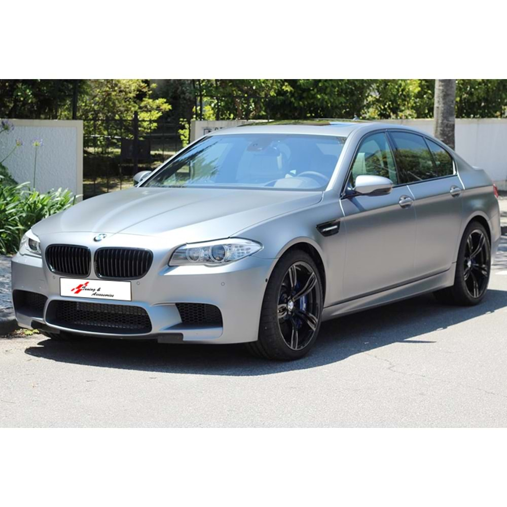 BMW F10 2010+ - Body Kit M5 Stil Chn., Dfzr. İşlemsiz Ham Yüzey ABS Set