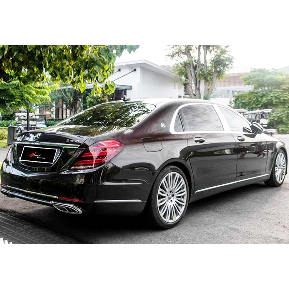 M. Benz W222 2013+ - Body Kit Maybach Stil, İşlemYapılmamış Ham Ürün Yüzeyi, ABS, Set