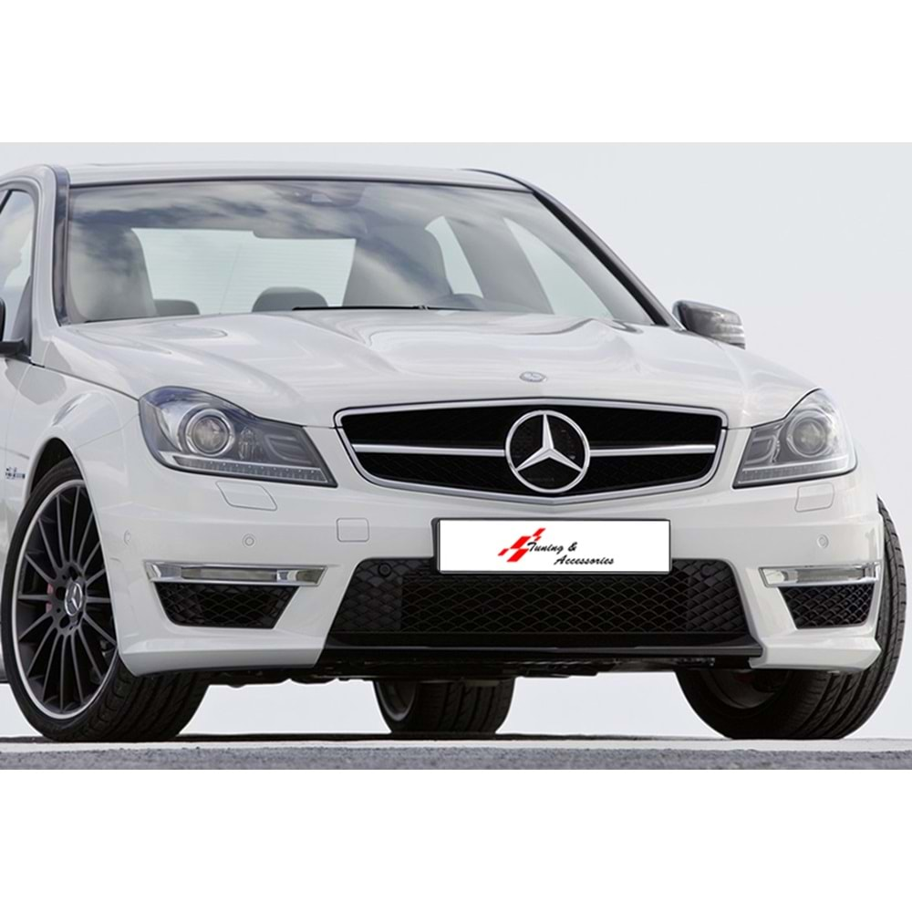 M. Benz W204 FL 2012+ - Body Kit C63 AMG Stil, İşlemsiz Ham Yüzey ABS Set