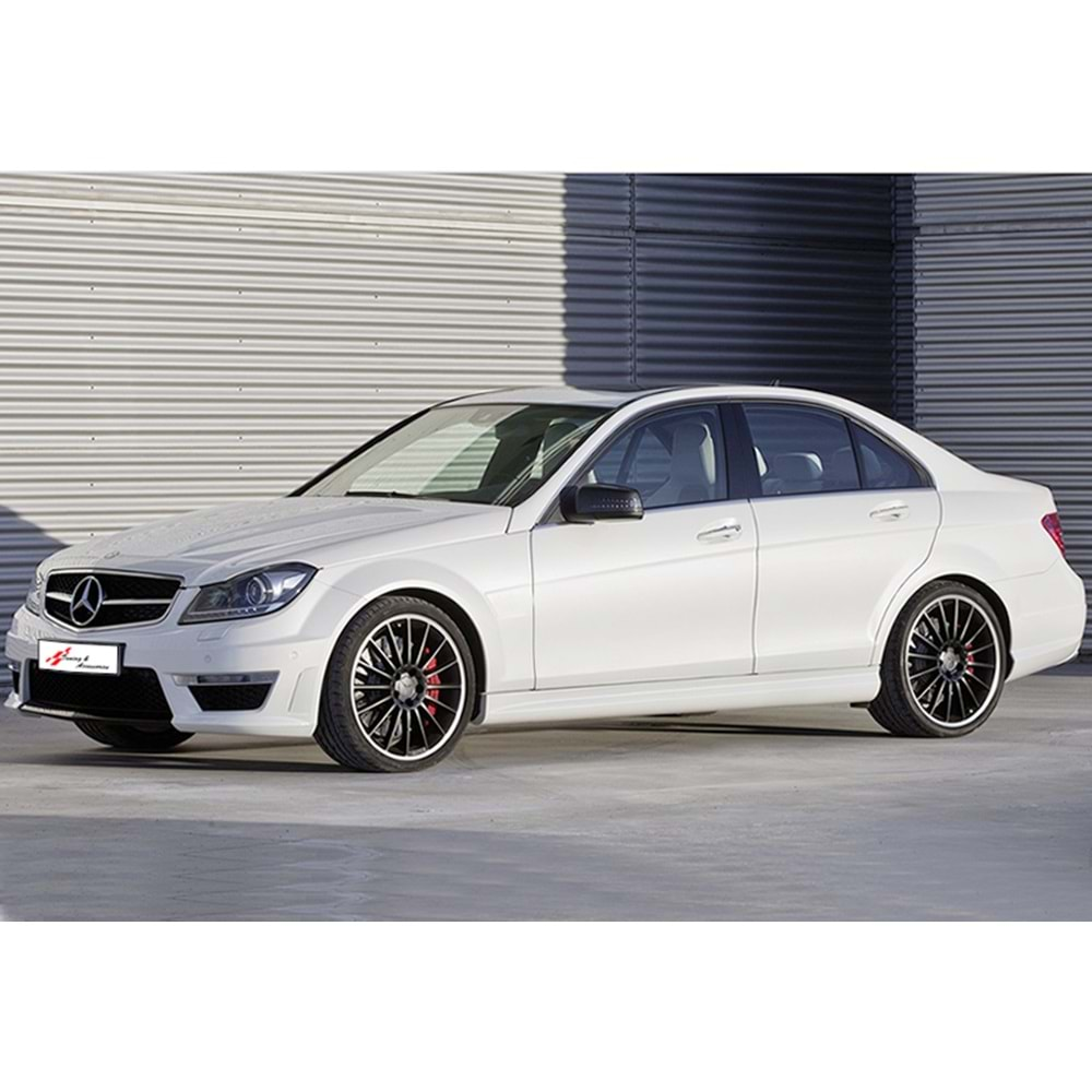 M. Benz W204 FL 2012+ - Body Kit C63 AMG Stil, İşlemsiz Ham Yüzey ABS Set