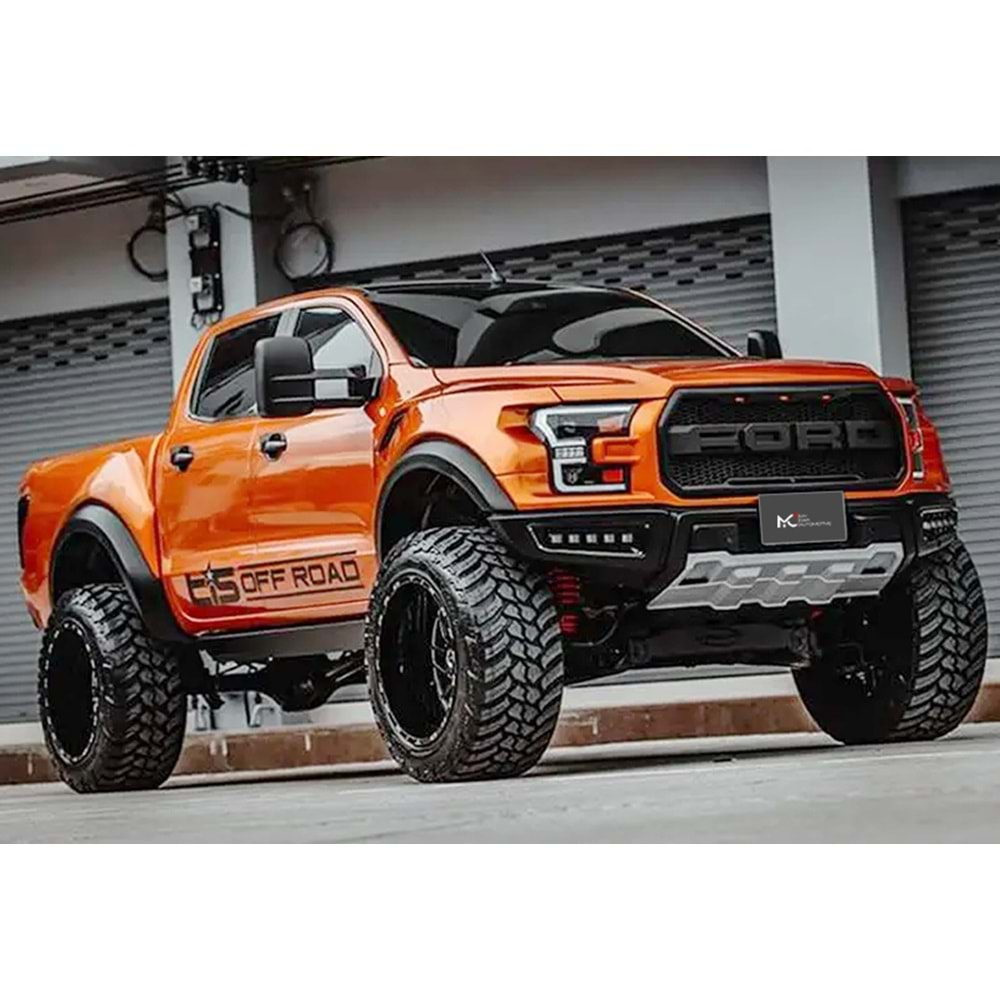 Ford Ranger T6 2011+ - Body Kit F150 Raptor Stil, İşlem Yapılmamış Ham Yüzey ABS Set