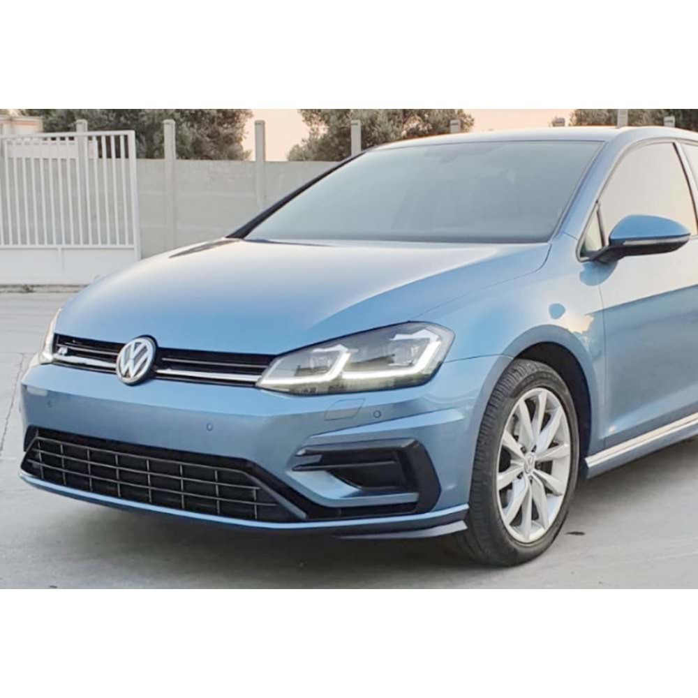 VW Golf Mk7 2012+ - Body Kit R Stil 7.5 Görünümlü Chn., İşlemsiz Yüzey ABS Set