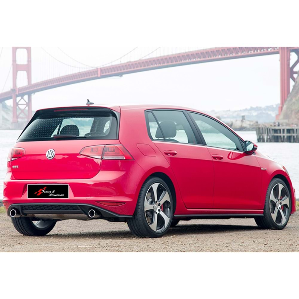 VW Golf Mk7 2012+ - Body Kit GTI Stil Chn., İşlem Yapılmamış Ham Ürün Yüzeyi, ABS, Set