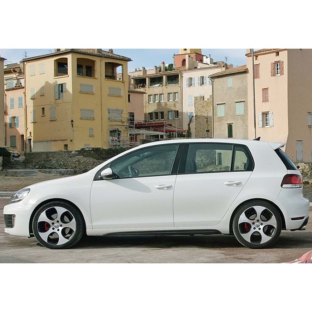 VW Golf Mk6 2008+ - Body Kit/Set, GTI V1 Stil, İşlem Yapılmamış Ham Ürün Yüzey, PP, Set