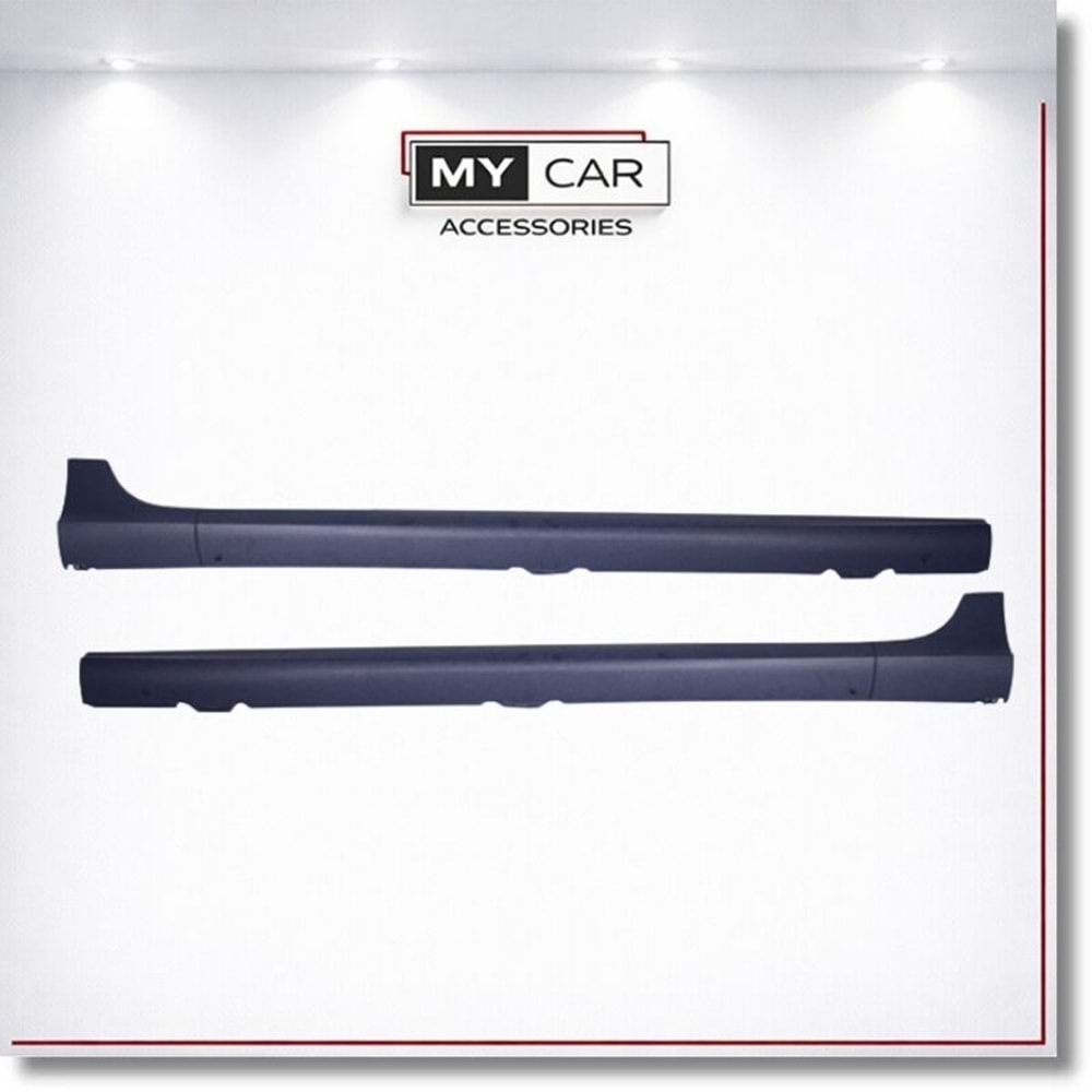 VW Golf Mk5 2003+ - Marşpiyel/Yan, Oem GTI V1 Stil, İşlem Yapılmamış Ham Ürün Yüzeyi, PP, Set