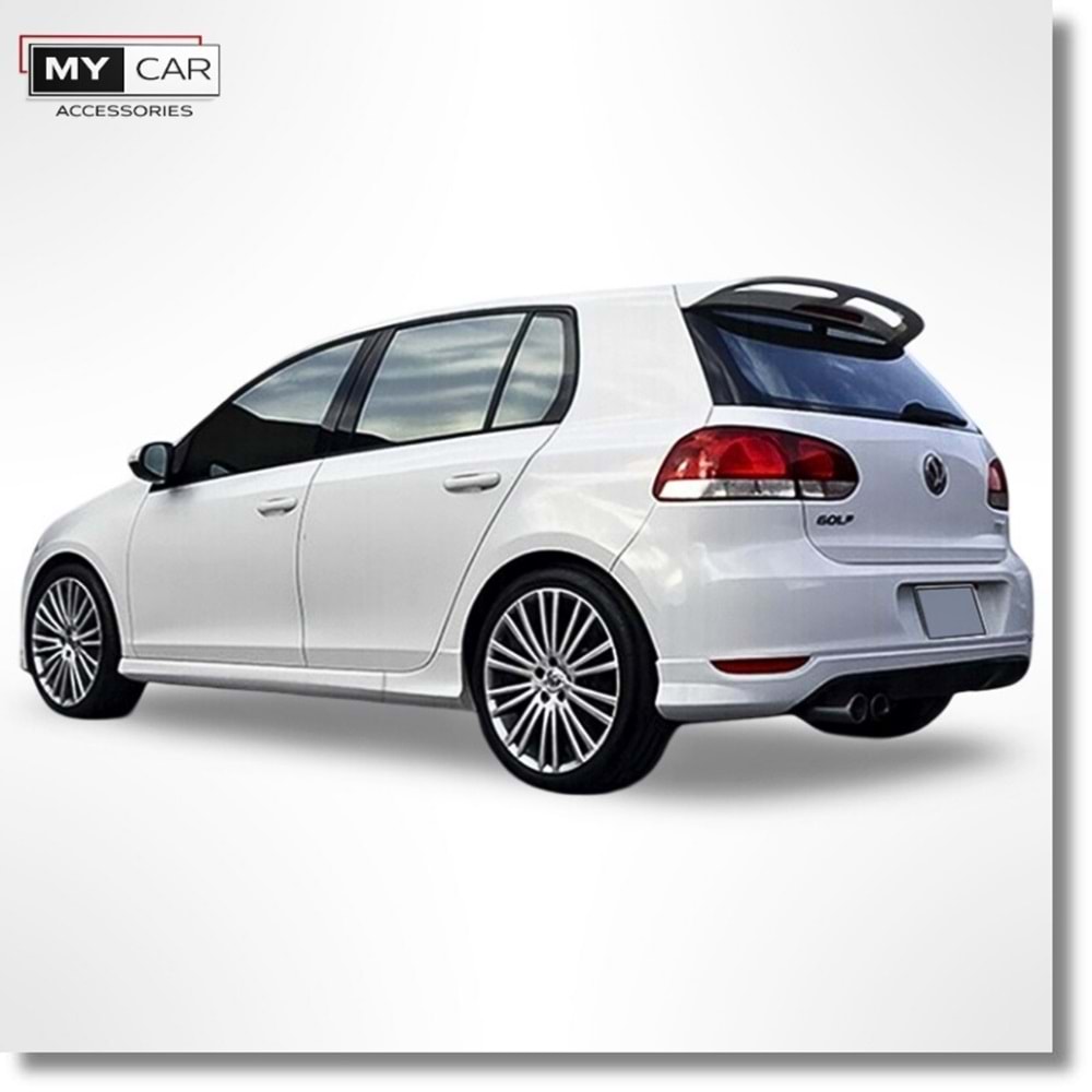 VW Golf Mk6 2008+ - Marşpiyel/Yan, Oem GTI V1 Stil, İşlem Yapılmamış Ham Ürün Yüzeyi, PU, Set