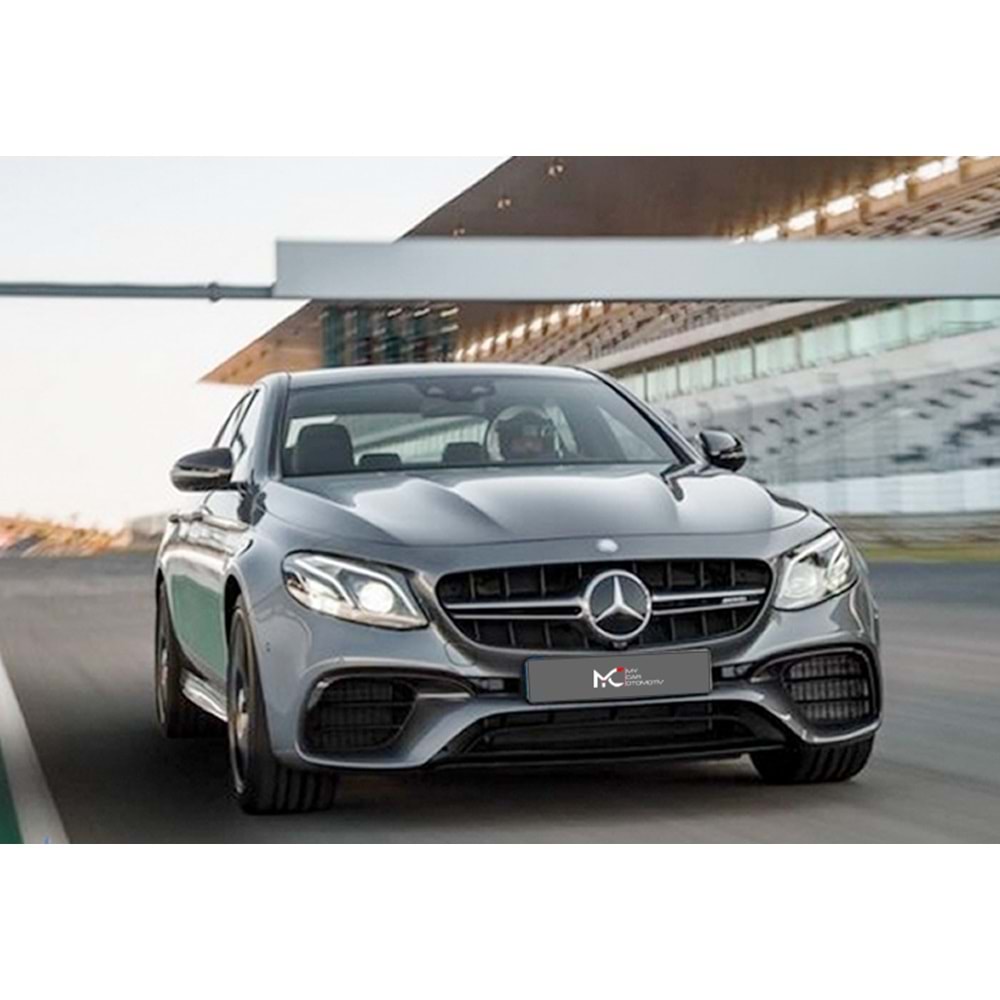 M. Benz W213 2017+ - Body Kit/Tampon Ön E63 AMG Stil, Pnjr., İşlem Yapılmamış Ham Ürün Yüzeyi, ABS, Set