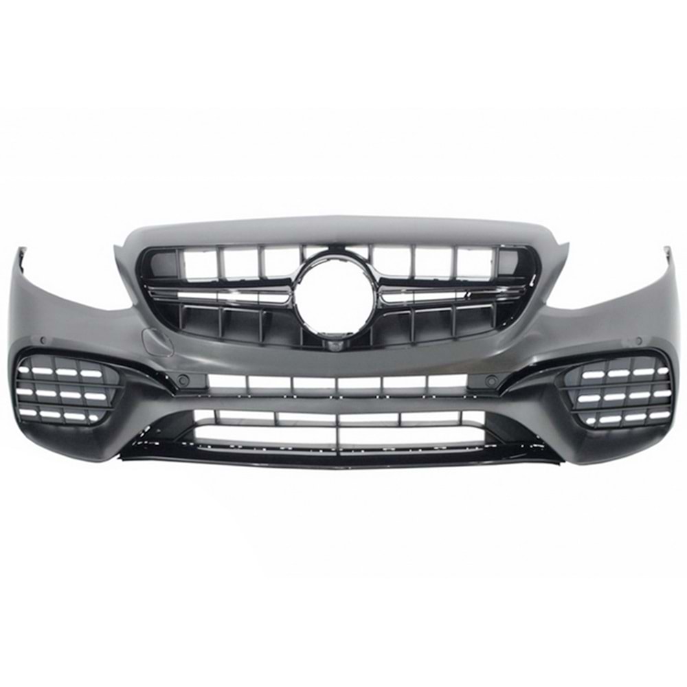M. Benz W213 2017+ - Body Kit/Tampon Ön E63 AMG Stil, Pnjr., İşlem Yapılmamış Ham Ürün Yüzeyi, ABS, Set