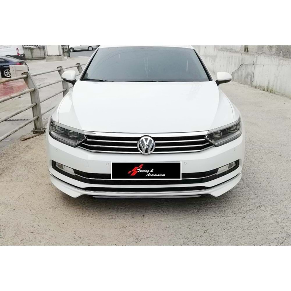 VW Passat B8 2015+ - Ön Ek ABT Stil, İşlemsiz Ham Yüzey Vakum