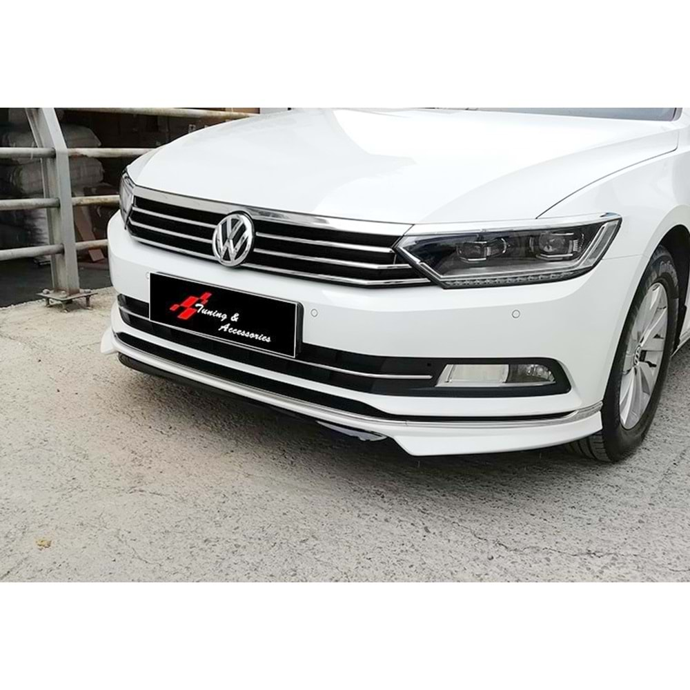 VW Passat B8 2015+ - Ön Ek ABT Stil, İşlemsiz Ham Yüzey Vakum