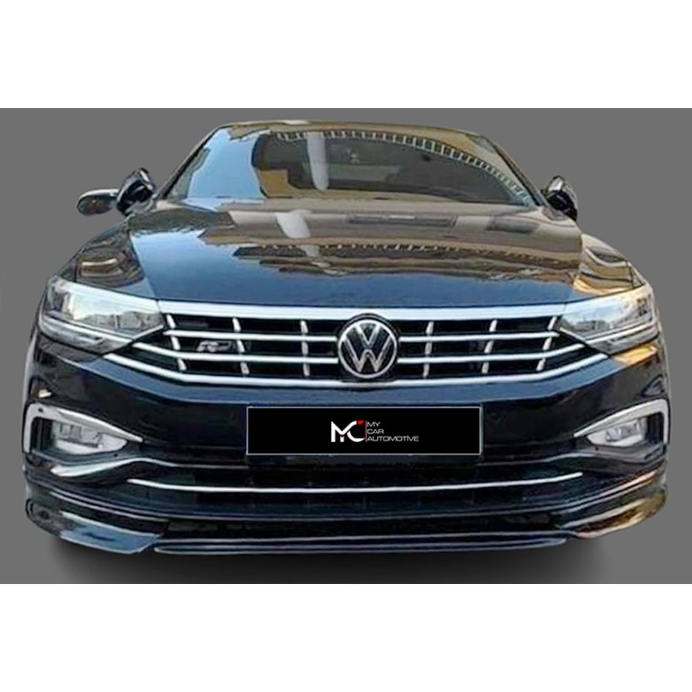 VW Passat B8 FL 2019+ - Ön Ek ABT Stil, İşlemsiz Ham Yüzey Vakum