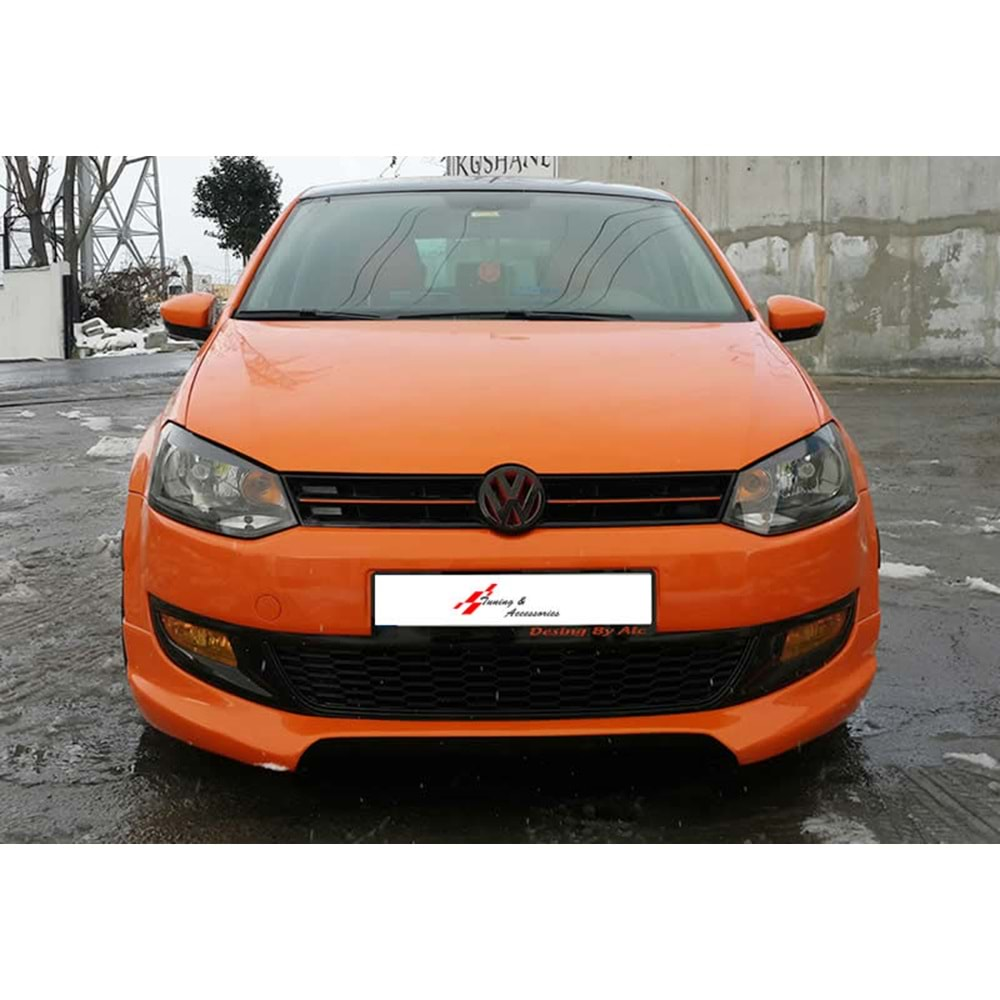 VW Polo Mk5 2009+ - Ön Ek Rieger Stil, İşlemsiz Ham Yüzey Vakum