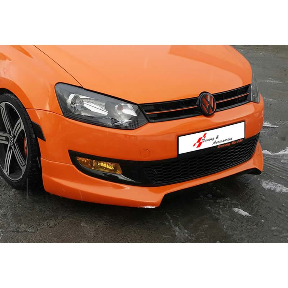 VW Polo Mk5 2009+ - Ön Ek Rieger Stil, İşlemsiz Ham Yüzey Vakum