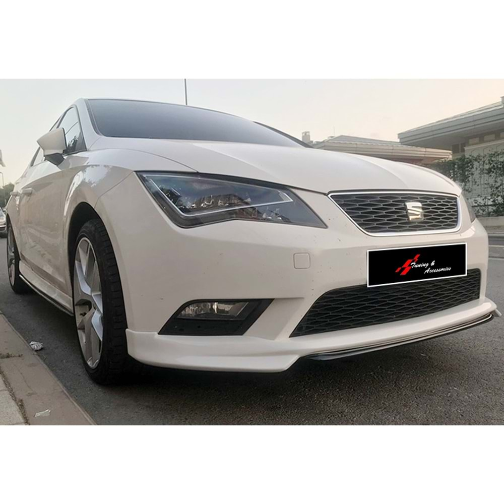 Seat Leon Mk3 2012+ - Ön Ek ABT Stil, İşlemsiz Ham Yüzey Vakum