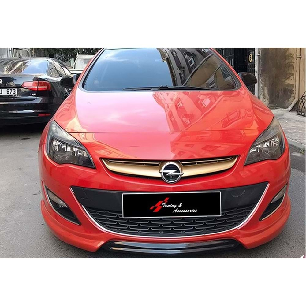 Opel Astra J FL 2012+ - Tampon Ön /Ek Rieger V2 Style, İşlem Yapılmamış Ham Ürün Yüzeyi, Vakum