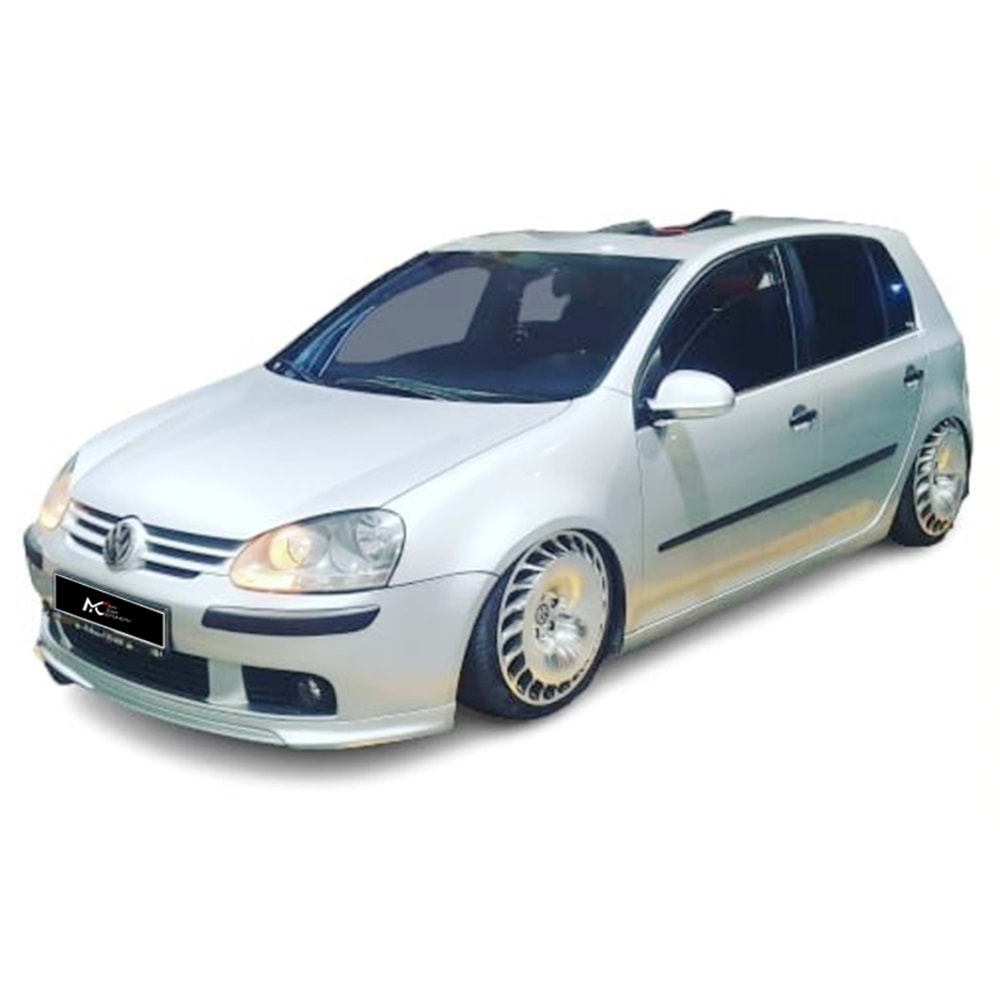 VW Golf Mk5 2003+ - Ön Ek Votex Stil Std. Tmpn., İşlem Yapılmamış Ham Ürün Yüzeyi, Vakum