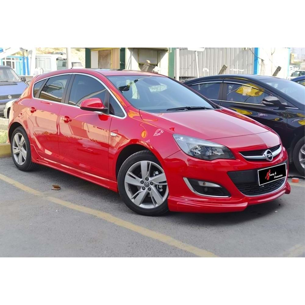 Opel Astra J FL 2012+ - Ön Ek Rieger V1 Style, İşlemsiz Ham Yüzey Vakum