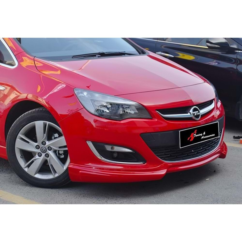 Opel Astra J FL 2012+ - Ön Ek Rieger V1 Style, İşlemsiz Ham Yüzey Vakum