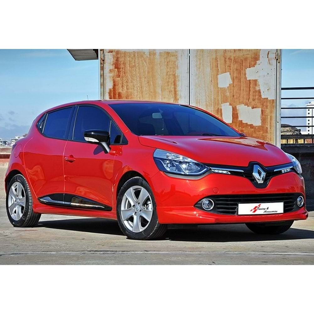 Renault Clio 4 2012+ - Ön Ek Rieger Stil, İşlemsiz Ham Yüzey Vakum