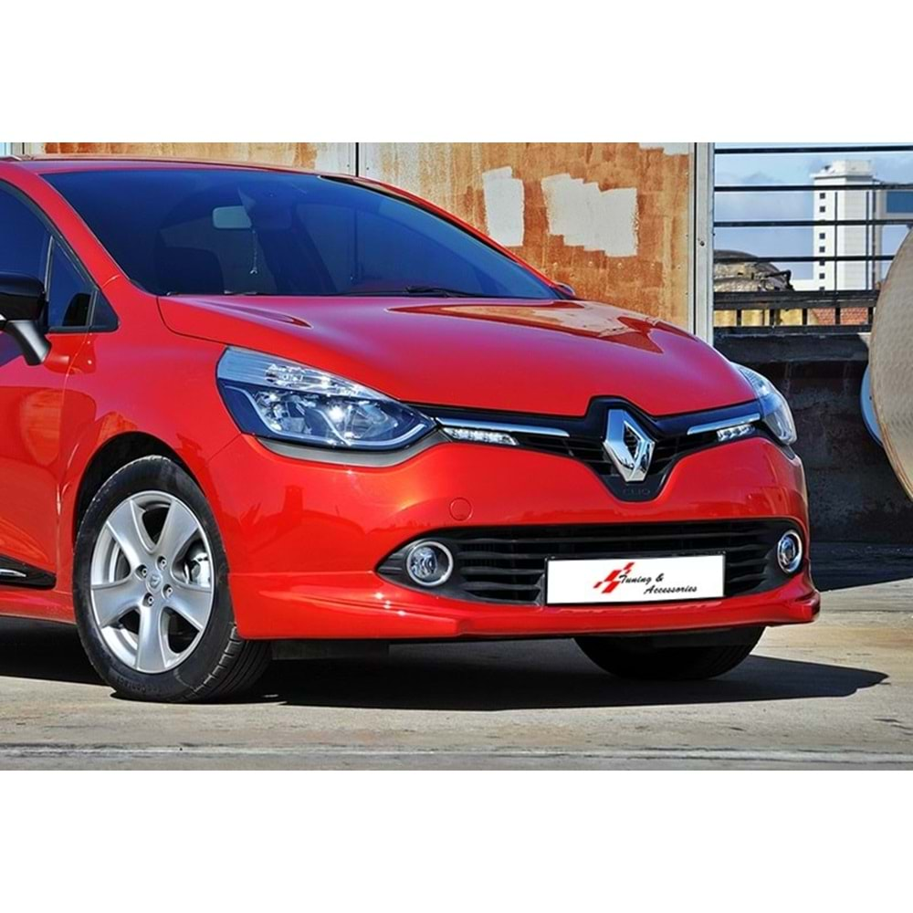 Renault Clio 4 2012+ - Ön Ek Rieger Stil, İşlemsiz Ham Yüzey Vakum