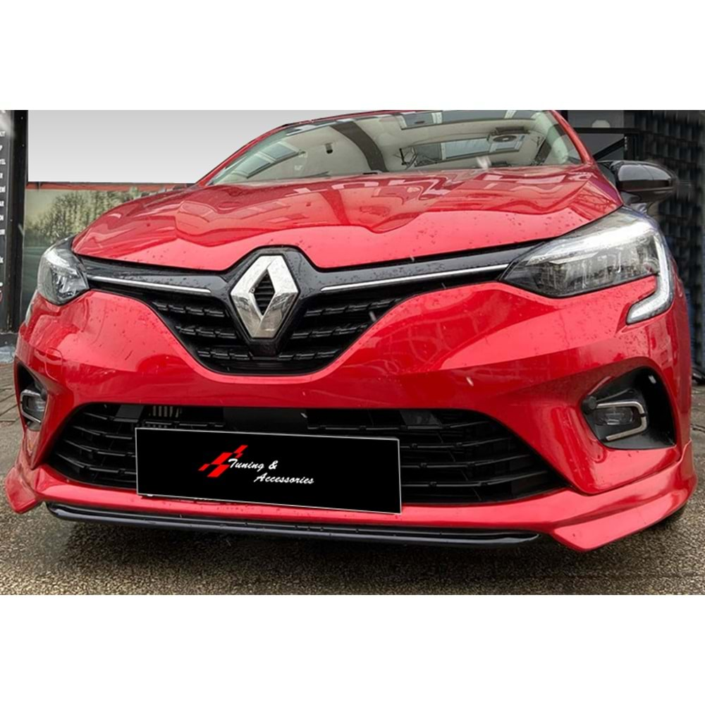 Renault Clio 5 2019+ - Ön Ek ABT Stil, İşlemsiz Ham Yüzey Vakum