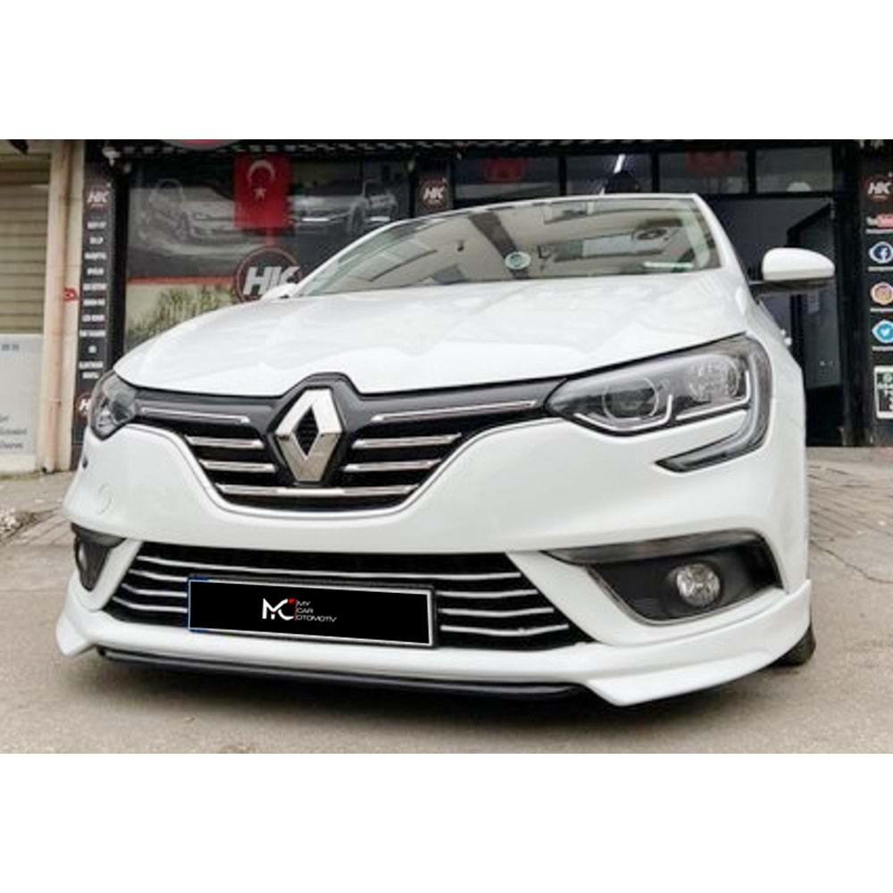 Renault Megane 4 2016+ - Ön Ek ABT Stil, İşlemsiz Ham Yüzey Vakum