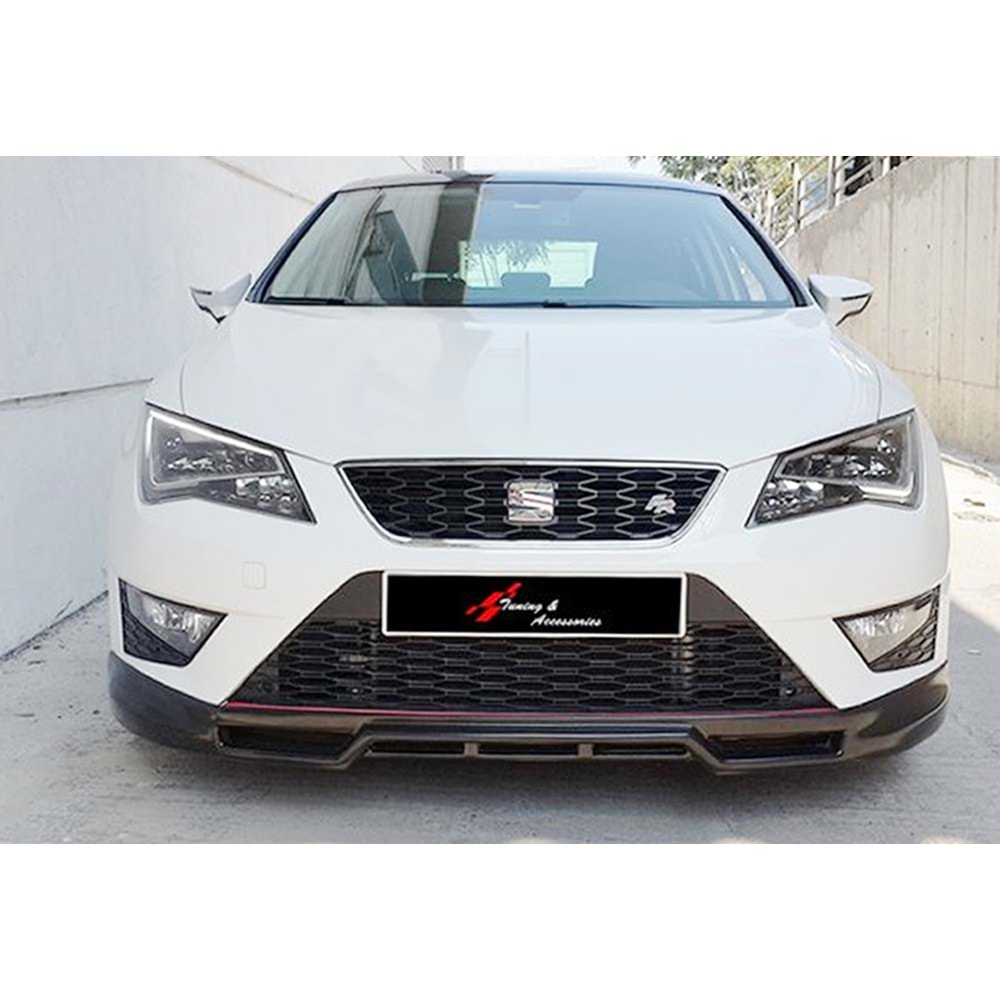 Seat Leon Mk3 2012+ - Ön Ek Rieger Stil, İşlemsiz Ham Yüzey Vakum