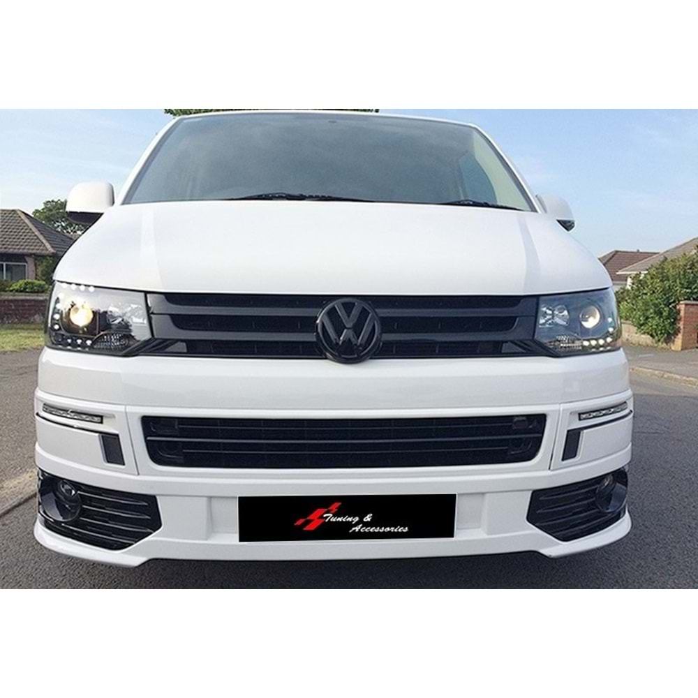 VW Transporter T5.1 2009+ - Ön Ek Sportline Stil, İşlem Yapılmamış Ham Ürün Yüzeyi, Vakum