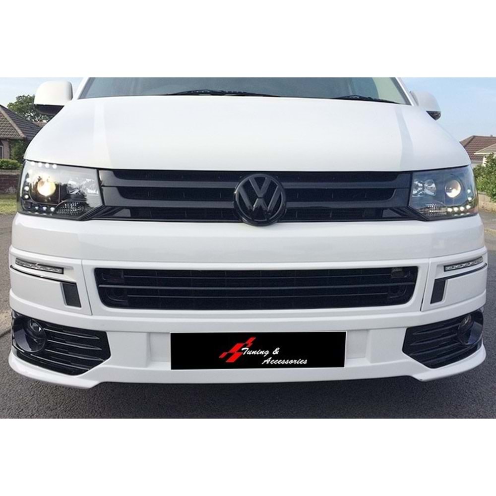 VW Transporter T5.1 2009+ - Ön Ek Sportline Stil, İşlem Yapılmamış Ham Ürün Yüzeyi, Vakum