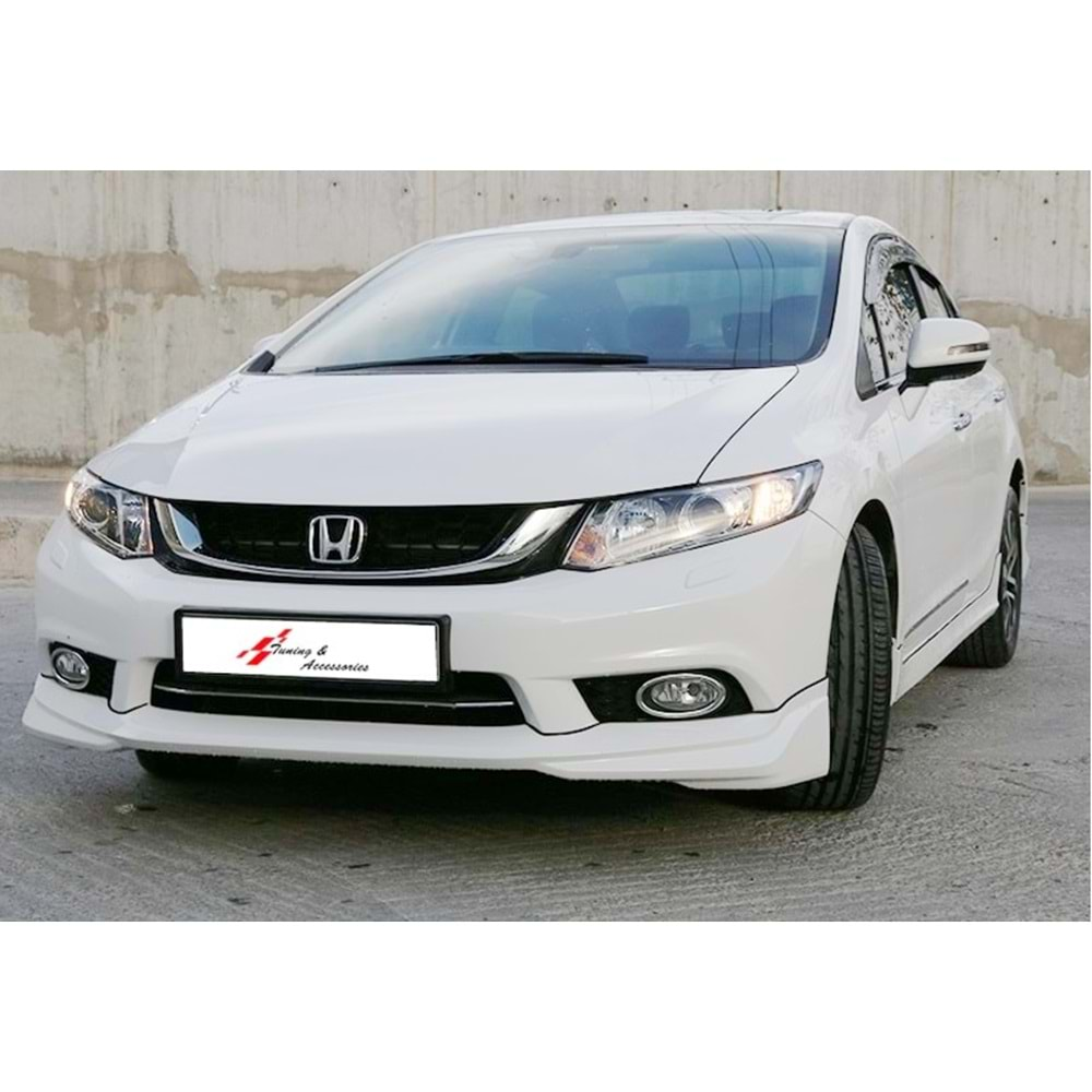 Honda Civic FB7 2012+ - Ön Ek Modulo Stil, İşlemsiz Ham Yüzey Vakum