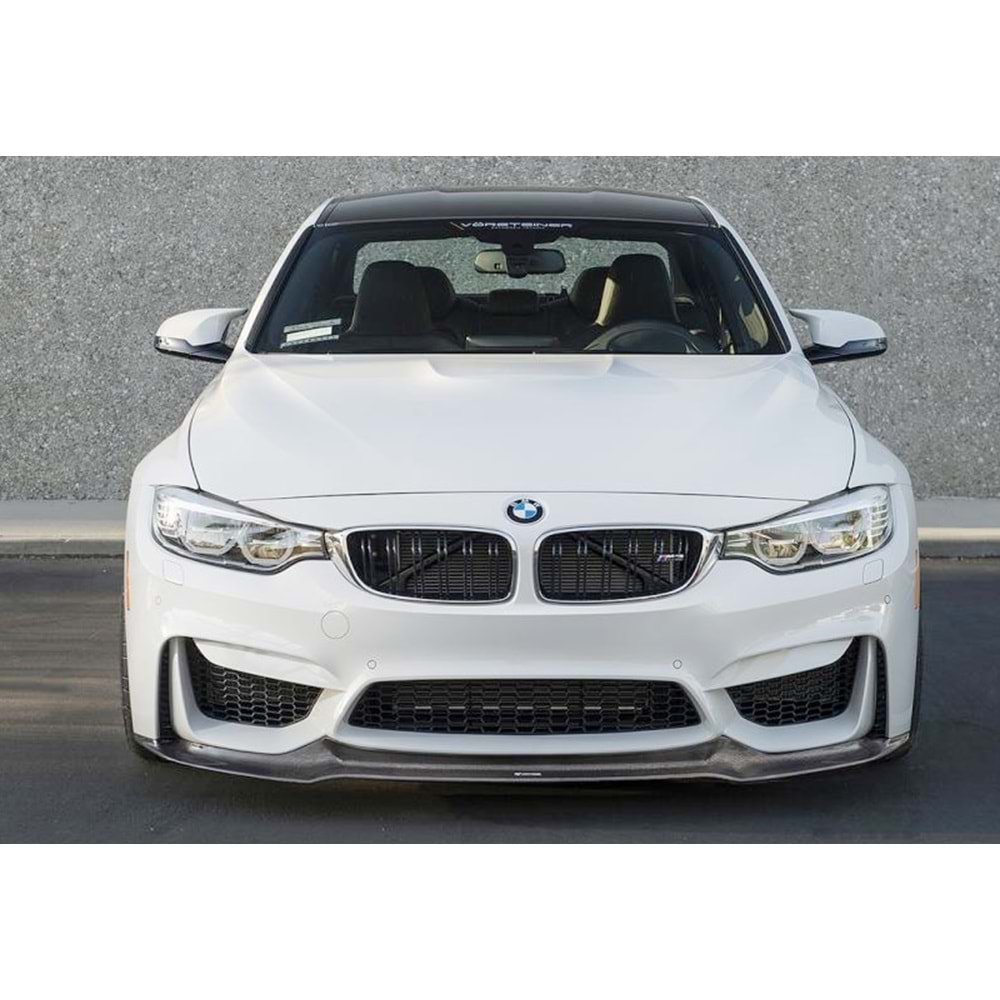 BMW F30 2012+ - Ön Lip Vorstainer Stil TW., Piano Black Ürün Yüzeyi Vakum