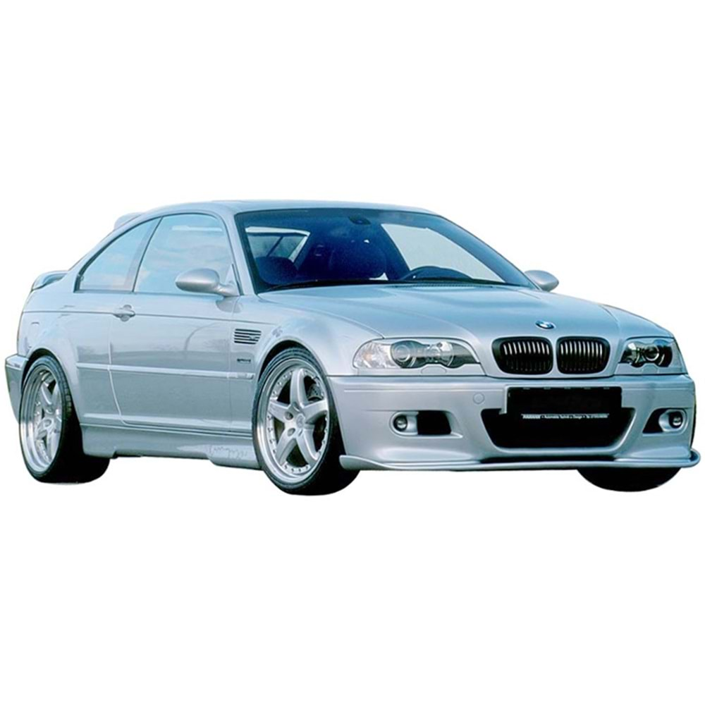 BMW E46 1997+ - Tampon Lipi/Ön Hamann M3 Stil, Piano Black Ürün Yüzeyi, Vakum