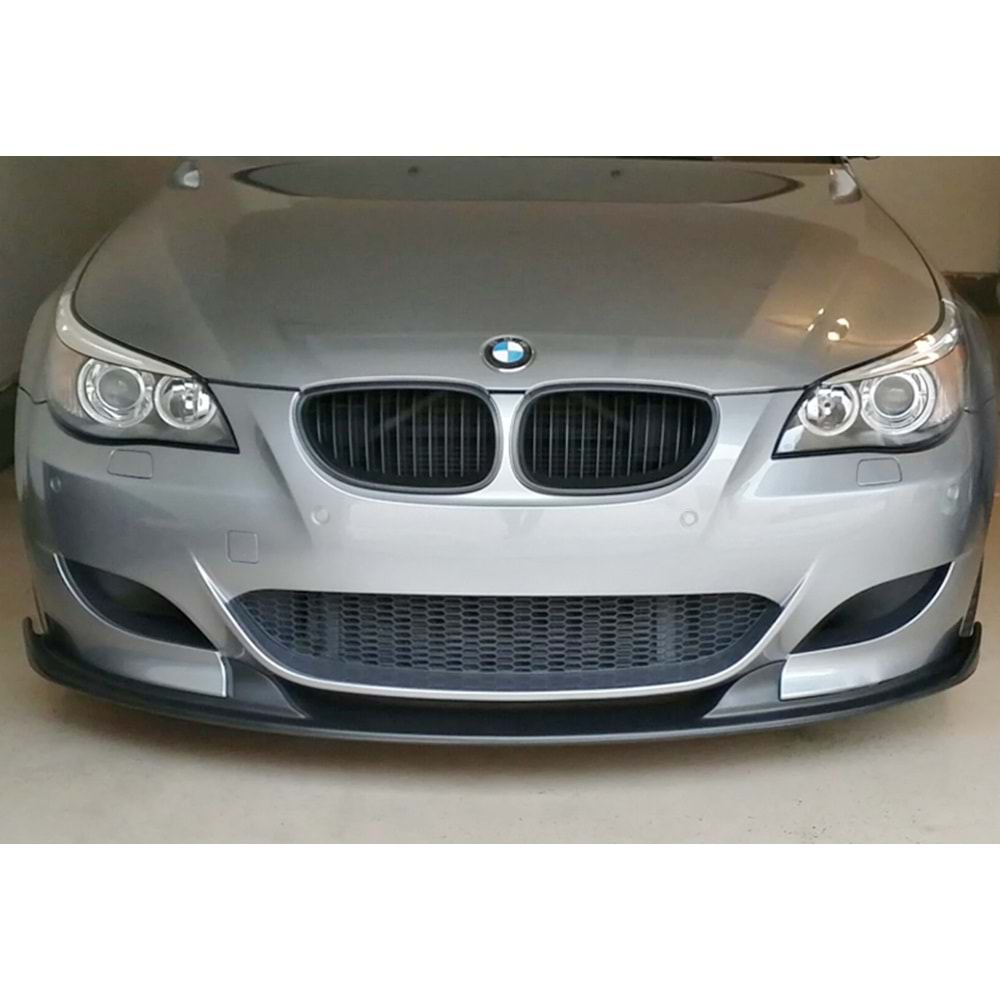 BMW E60 2003+ - Tampon Lipi/Ön Hamann M5 Stil, Flaplı, Piano Black Ürün Yüzeyi, Vkm.