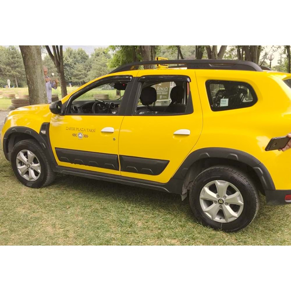 Dacia Duster 2 2018+ - Protector Body Kit A Plus+ Off Road Stil, Mat Siyah Yüzey Vkm. Set