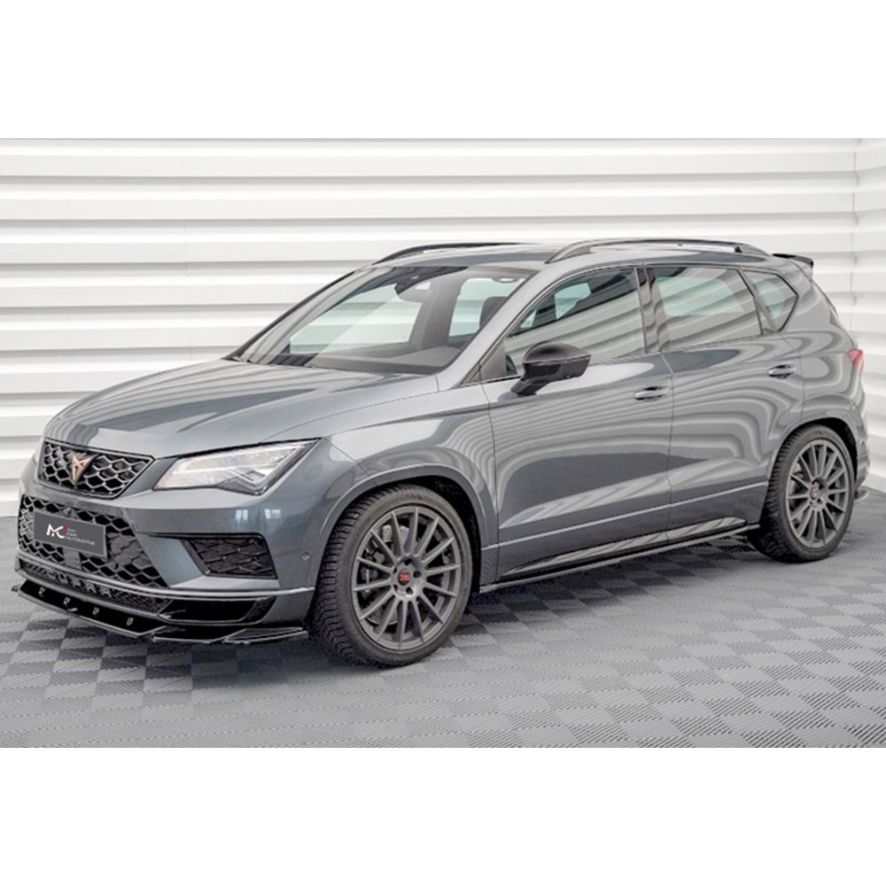 Seat Cupra Ateca Mk1 2018+ - Body Kit A Plus+ Cupra V1 Stil, Piano Black Parlak Ürün Yüzeyi Vkm