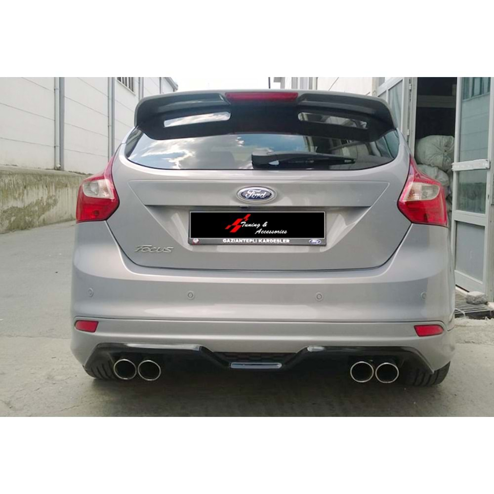 Ford Focus Mk3 HB 2011+ - Arka Ek Sport Stil, İşlem Yapılmamış Ham Ürün Yüzeyi Vakum