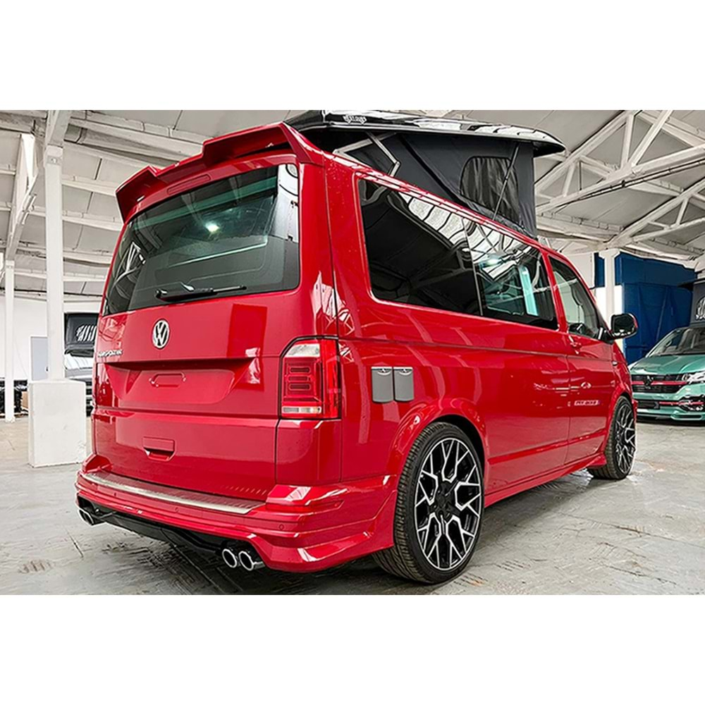 VW Transporter T6.1 2016+ - Arka Ek ABT Stil, İşlemsiz Ham Yüzey Vakum