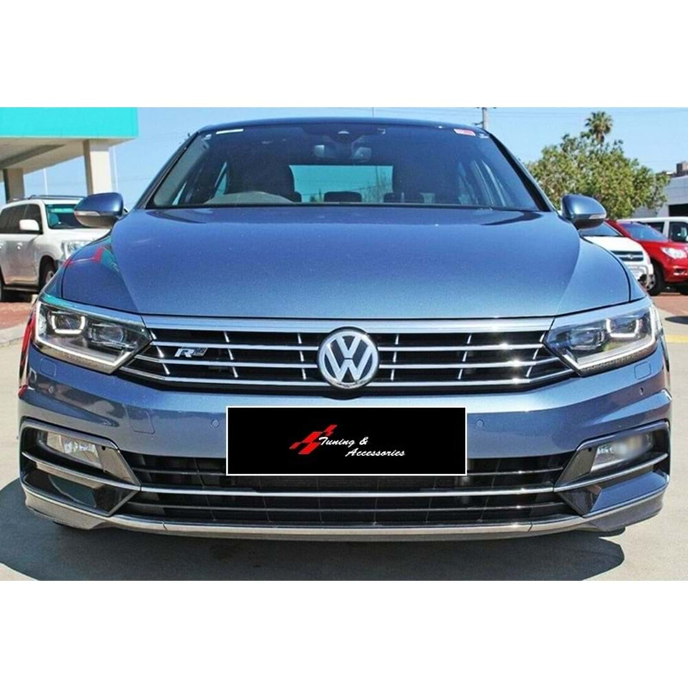 VW Passat B8 2015+ - Body Kit R Line Stil, Pnjr. Difüzör Ham İşlemsiz Yüzey Set ABS